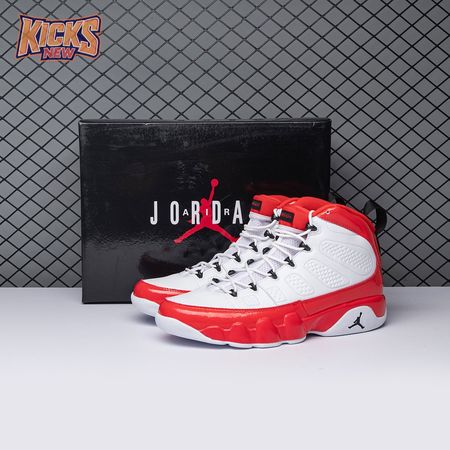 Jordan 9 Retro White Gym Red 302370-160 Men's