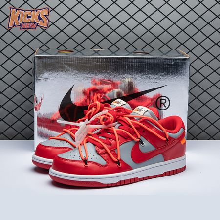 Off-White x Dunk Low 'University Red' Men's