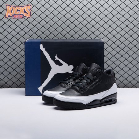 Jordan 3 x Fragment Design Black White DA3595 001 Men's