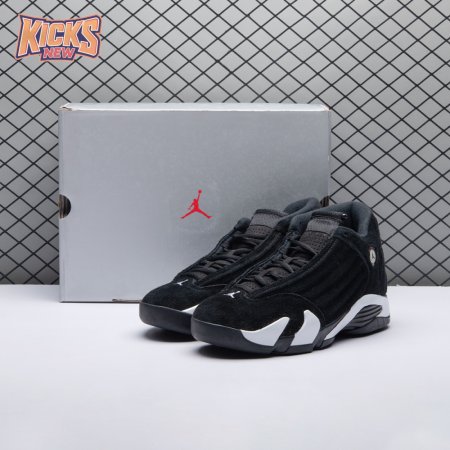 Jordan 14 Retro Black White 487471-016 Men's