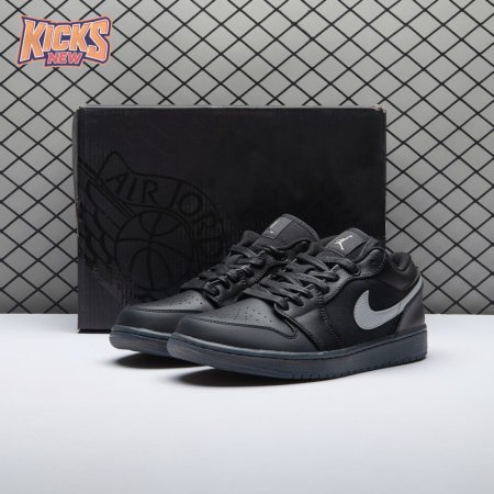 Jordan 1 Low Black White Dark Smoke Grey HV5968-001 Unisex