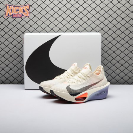 Nike Air Zoom Alphafly Next% 3 Coconut Milk Dusty Amethyst Glacier Blue Off Noir FD8315-101 Unisex