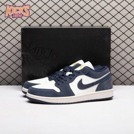 Jordan 1 Low SE Obsidian Suede IO7448-400 Unisex