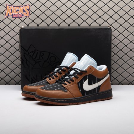 Jordan 1 Low SE Black Sail Light British Tan IR7560-010 Unisex