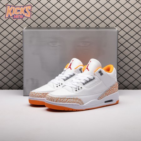 Jordan 3 Retro Orange Citrus CK9246-101 Men's